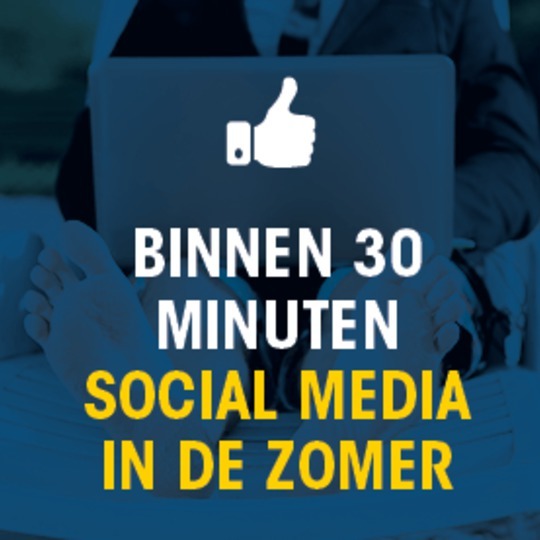 Social media in de zomer