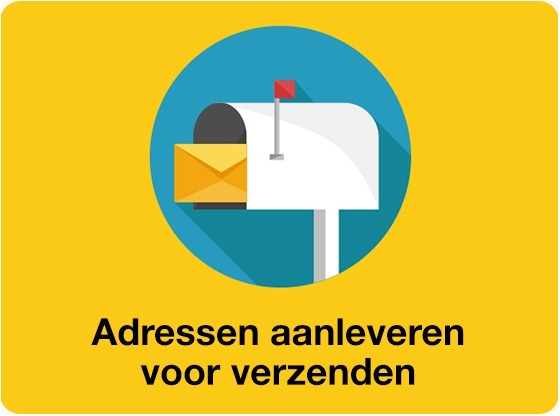 Adressen aanleveren